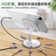 11-port tablet phone expansion docking station Type-c aluminum alloy bracket rotating and folding cooling USB3.0 portable