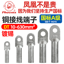Phoenix DT copper terminal block national standard A grade tinned copper nose copper connector copper direct copper wire lug factory direct sale