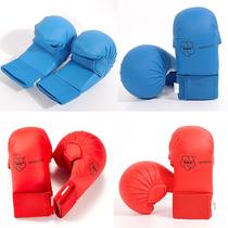 Karate gloves adult combat training gloves childrens karate WKF gloves split-fingered gloves hand guards