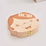 Деревянная коробка для хранения для молочных зубов, сундук с сокровищами подходит для мужчин и женщин для девочек, сувенирная коробка для младенца