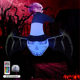 Halloween Decoration Inflatable Glowing Bat Ghost Scary Decoration Outdoor Courtyard Hanging Decoration Scene Layout Props