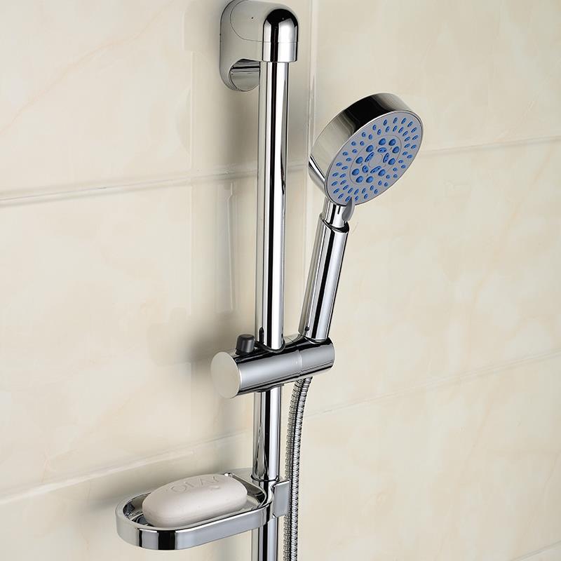 Shower Shower Head Fixed Bracket Shower Seat Simple Lift Bar Bath Shelve Booster Nozzle Base Adjustable-Taobao