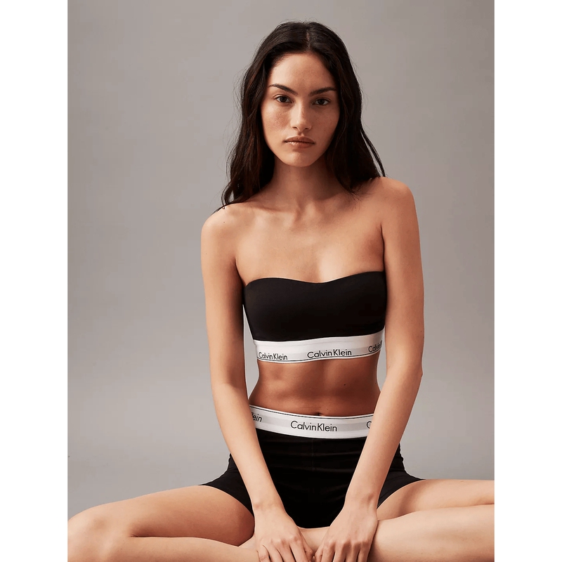 Ck American Modern Gravity Strapless Sports Bra with Removable Straps, Seamless, Wireless, Thin Cup Qf7628