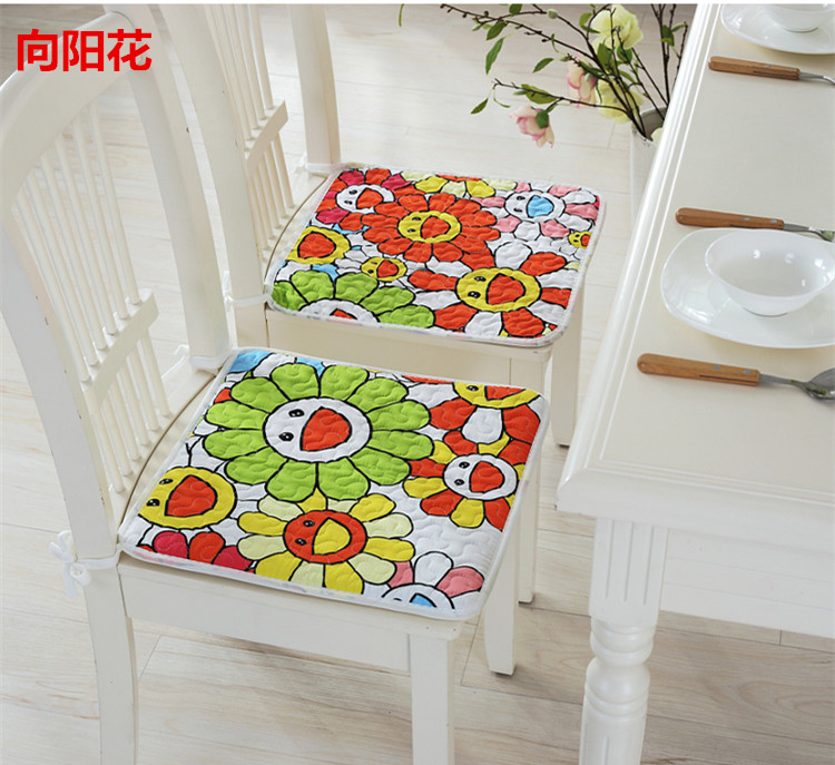 Four Seasons trường bữa ăn ghế máy tính hình thang bông văn phòng đệm đệm pad mùa hè đệm nữ nhà - Ghế đệm / đệm Sofa đệm lót ngồi