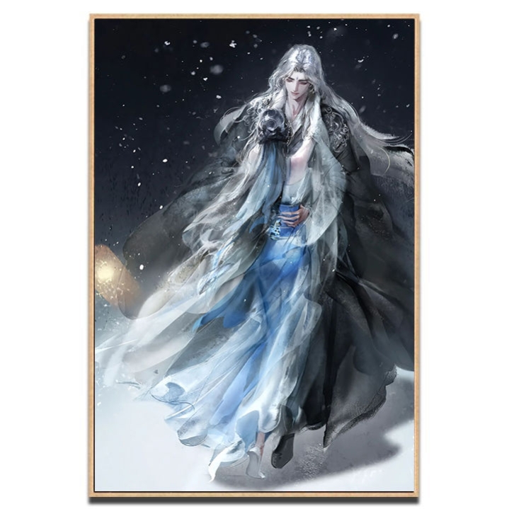 油彩画 数字油画diy油彩画解闷手工画画大尺寸涂色梵高星空填色填充油画
