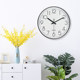 Simple Automatic Wall Clock for Classroom, Bedroom, No-Drill Installation, Elegant Living Room Wall Clock, Children's Radio-Controlled Living Room Clock
