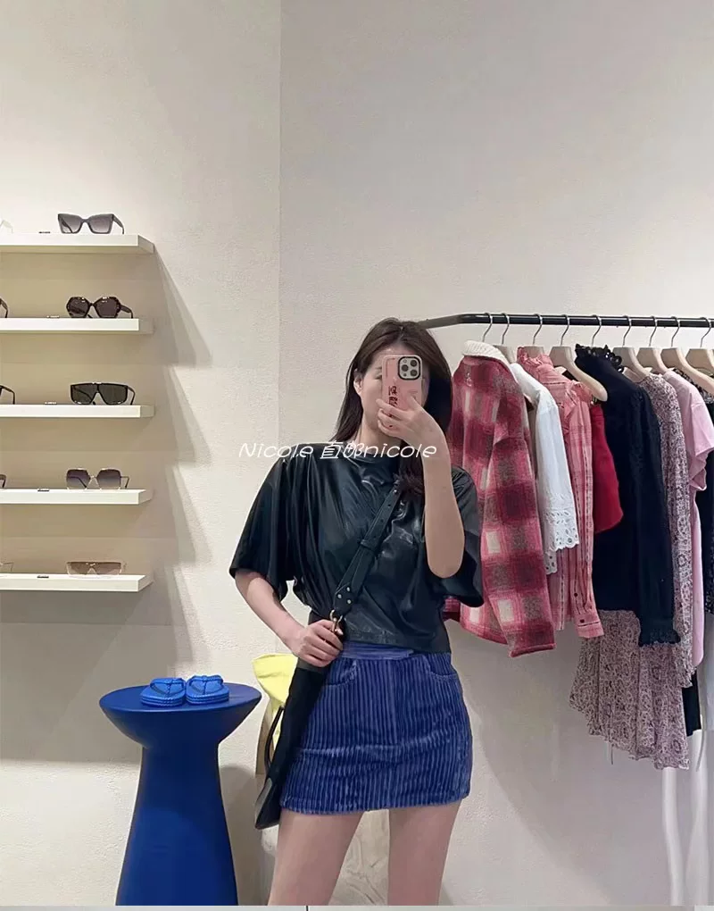 Прямая рассылка Isabel Marant FW23 Осень-зима чистый корда Cordy Cordy Cordy Cordy большой двойной карман двойная куртка