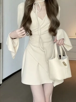 Абрикосовая мини-юбка