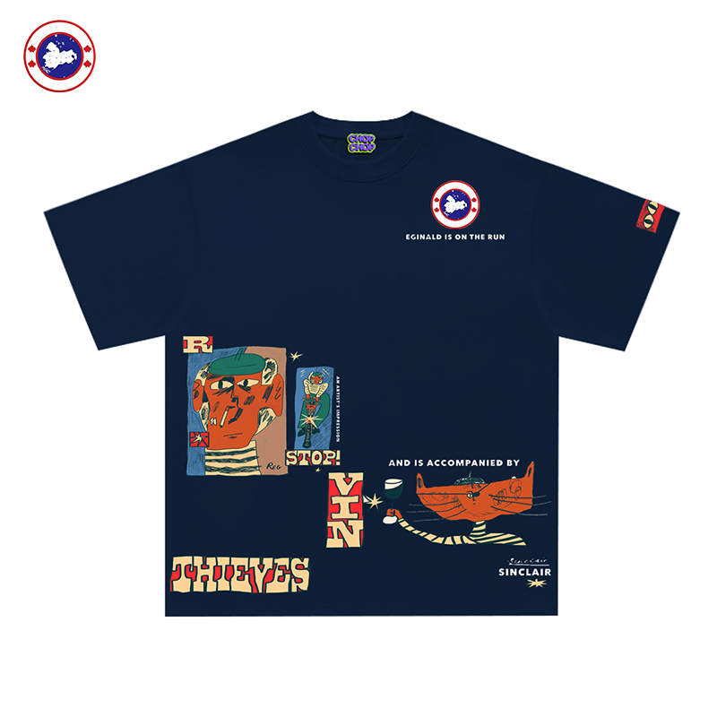 Authentic Direct Sale Canada Goose Color T-Shirt, Millennium Style, Unisex, Spring and Summer, Loose Casual Couple Short-Sleeve Authentic Direct Sale Canada Goose Color T-Shirt, Millennium Style, Unisex, Spring and Summer, Loose Casual Couple Short-Sleeve