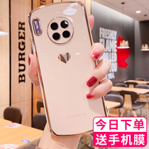 Huawei mate30pro mobile phone shell mate30 high-grade female soft shell silicone electroplated shell All-inclusive camera lens drop protection case Personality limited edition creative new light luxury ultra-thin shell