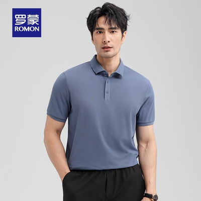 罗蒙男士短袖POLO衫夏季薄款T恤