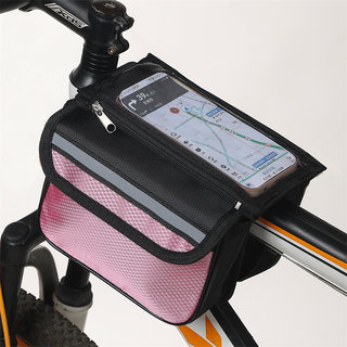 触屏自行车包前梁包山地车手机包上管包骑行装备配件儿童车马鞍包