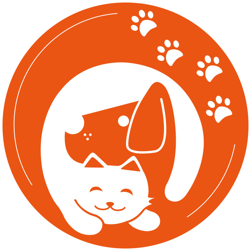 四只爪宠物百货店的LOGO