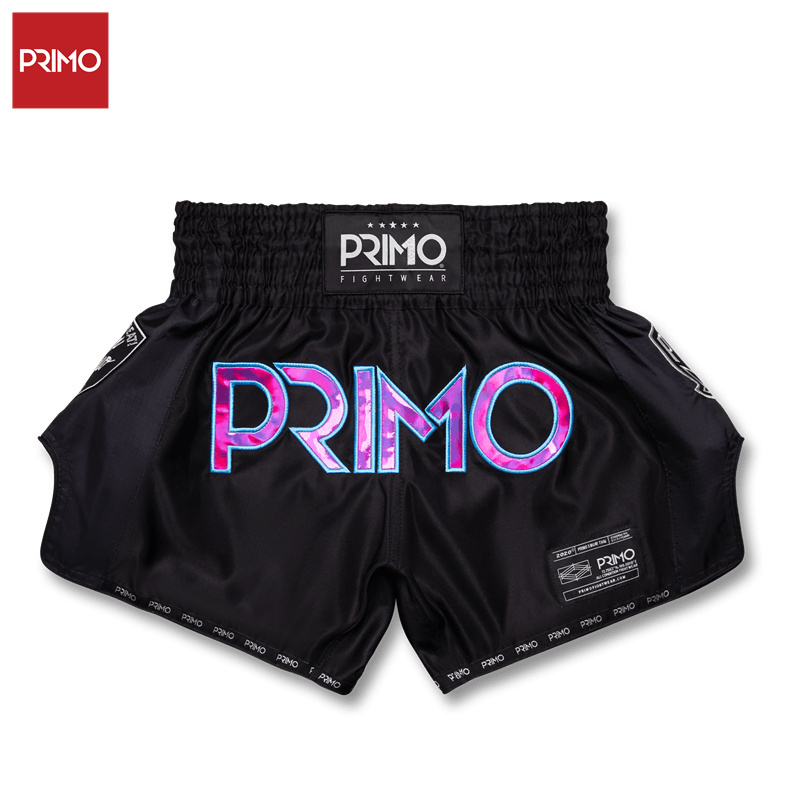 Primo Holographic Full Image Series Muay Thai Shorts Mma Adult Sports Boxing Fighting Shorts Vice City
