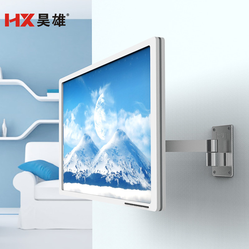 Universal rotating computer display wall bracket running machine head bathroom display display pendant aluminum alloy P0-1-1