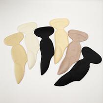 Heel pad anti-wear foot patch high heel pad pu anti-pain arch support shock-absorbing half size pad silicone heel patch for men and women