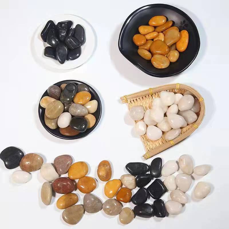 Sichuan Natural Rain Flower Stones, Pebbles for Aquarium Landscaping, Small White Stones, Multicolored Stones, Soft Stones, Colored Stones