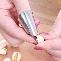 Peeling garlic multifunctional broad bean soybean iron nail set picker finger guard bean picking tool edamame peeling tool