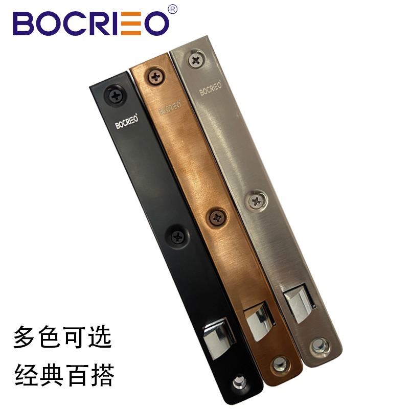 304 stainless steel automatic concealed bolt double door wood door concealed pin fire channel irrespective of left and right door bolt-Taobao