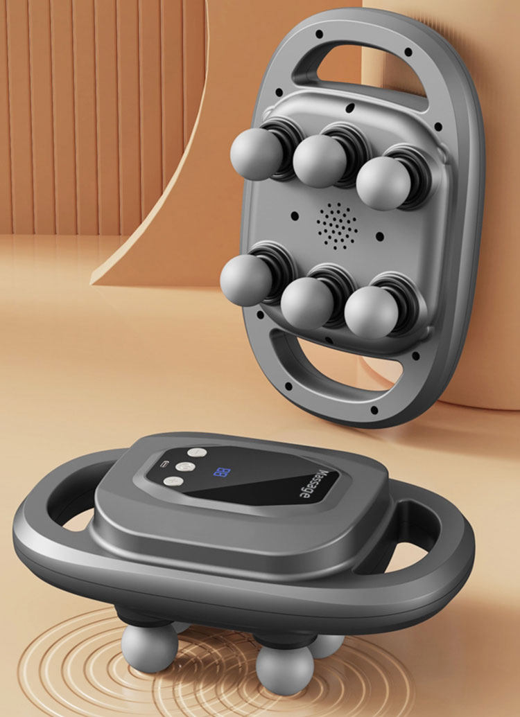 Массаж пушка 多多量六头筋膜枪黑科技全自动肌肉放松按摩器多功能电动肌颈膜枪 Tlxt