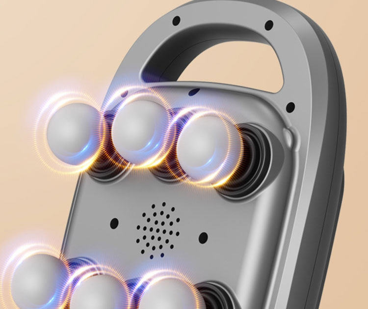 Массаж пушка 多多量六头筋膜枪黑科技全自动肌肉放松按摩器多功能电动肌颈膜枪 Tlxt