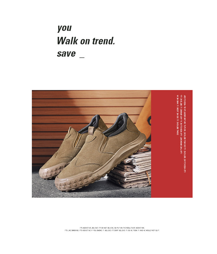 Herren Slipper Aus Khakifarbenem Wildleder Für Alltag Und Beruf_voghion.com