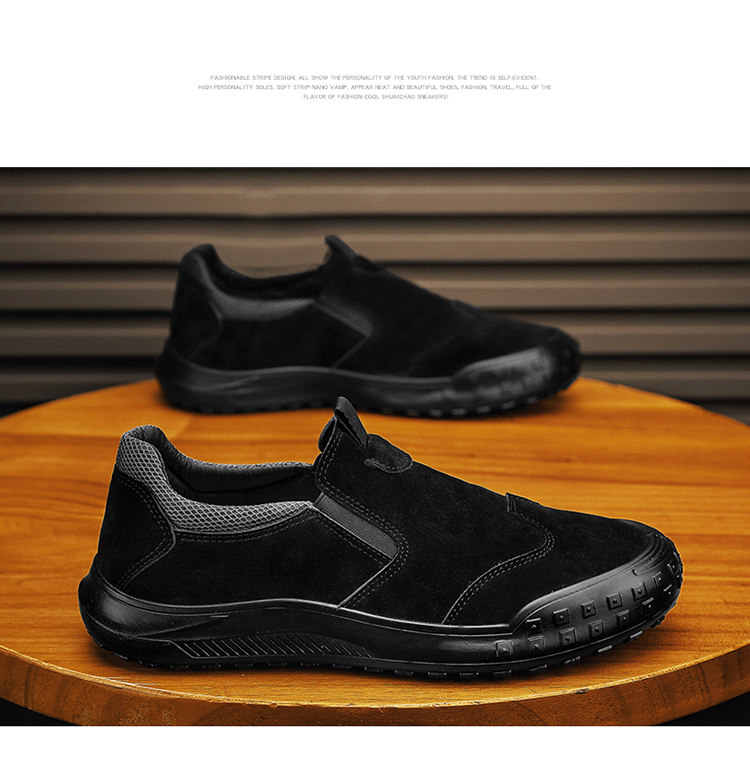Herren Slipper Aus Khakifarbenem Wildleder Für Alltag Und Beruf_voghion.com