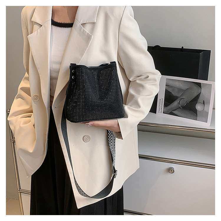 High-end Sense Niche Bucket Bag Women's Diamond New Fashion OTHER / Other 
