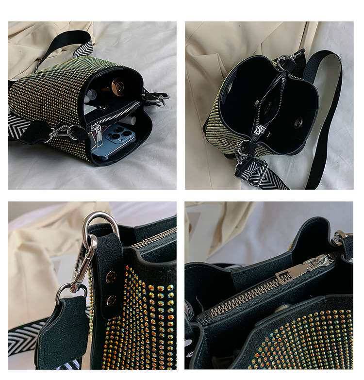 High-end Sense Niche Bucket Bag Women's Diamond New Fashion OTHER / Other 
