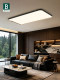 Bading Italian-Style Minimalist Living Room Lamp, Modern Simple Lighting Fixtures, Light Luxury High-End Leather Ceiling Light for Bedroom and Living Room