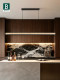 Bading Italian-Style Light Luxury Long Strip Dining Room Pendant Light 2026 New Model Minimalist High-End Bar Counter Dining Table Island Pendant Light