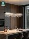 Bading Living Room Chandelier Italian Light Luxury High-End Lighting Designer Creative Water Pattern Glass Dining Table Chandelier