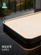 Bading Italian-Style Minimalist Living Room Lamp, Modern Simple Lighting Fixtures, Light Luxury High-End Leather Ceiling Light for Bedroom and Living Room