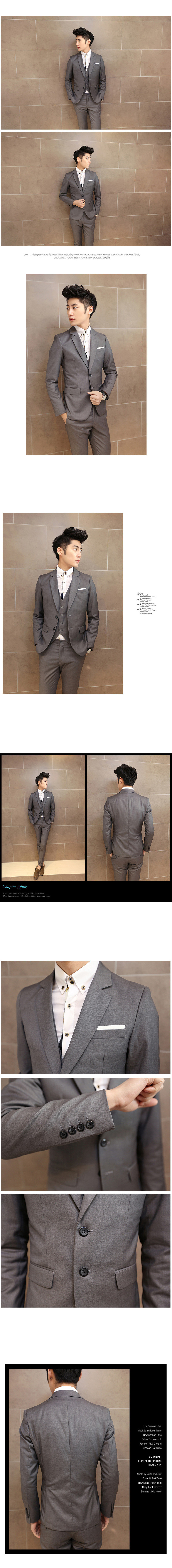 Costume homme en polyester pour automne - Ref 1555942 Image 24