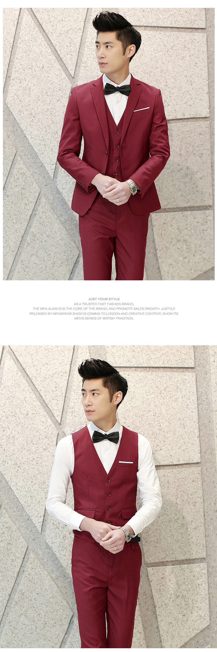 Costume homme en polyester pour automne - Ref 1555942 Image 17