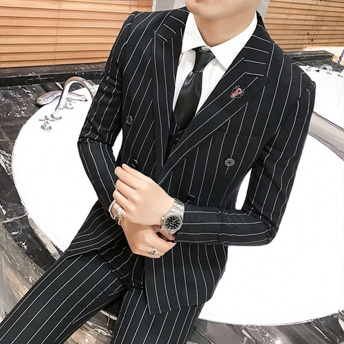 Корейский комплект для отдыха в английском стиле, пиджак классического кроя, платье, в британском стиле, облегающий крой