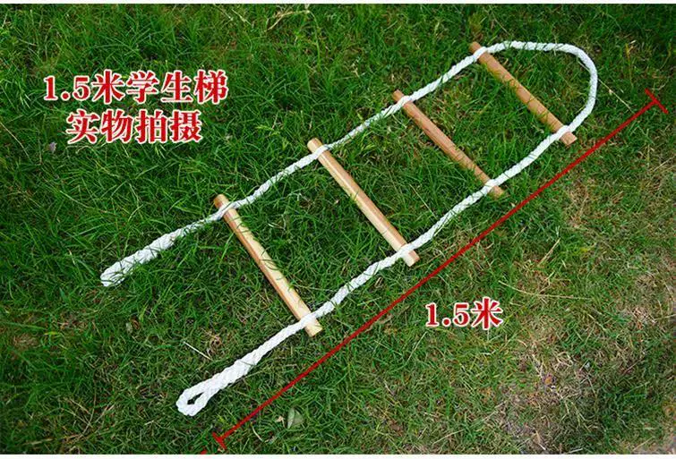 Thang mềm xây dựng thang thoát hiểm downhole thang mềm chống trượt thang leo thang dây thang đào tạo thang kỹ thuật thang dây