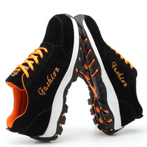 Henglida breathable labor protection shoes steel toe caps stab-proof and smash-proof safety shoes breathable work shoes