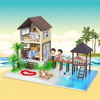 Хижина, конструктор, вилла, игрушка, DIY, домик своими руками, креативный подарок