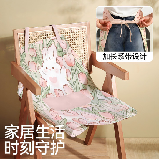 New Adjustable Apron for Home Use, Waterproof and Oil-Proof for Kitchen Cooking, Catering Workwear, Unisex Apron