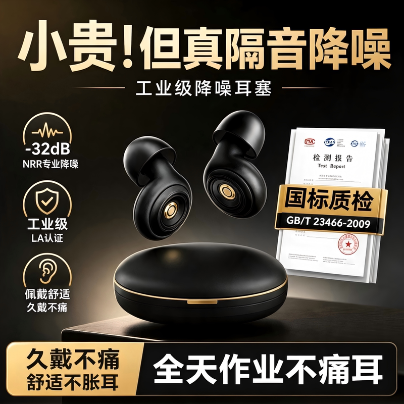Earplugs for Noise Protection, Industrial-Grade Noise Reduction, Breathable, Non-Harmful to Ears, Super Soundproof, Powerful Mute Silicone for Workshops Earplugs for Noise Protection, Industrial-Grade Noise Reduction, Breathable, Non-Harmful to Ears, Super Soundproof, Powerful Mute Silicone for Workshops