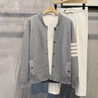 Свитер-кардиган Н1 (светло-серый)