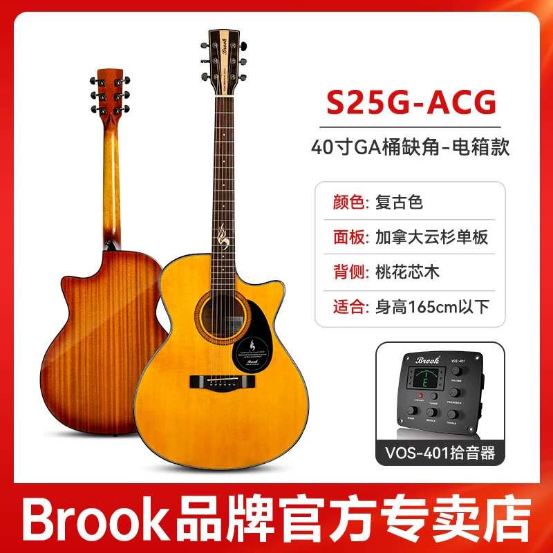 Гитара-однокорпус Brook Brook s25 — официальный флагманский продукт