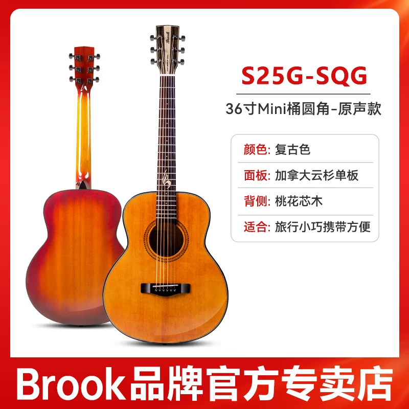 Гитара-однокорпус Brook Brook s25 — официальный флагманский продукт