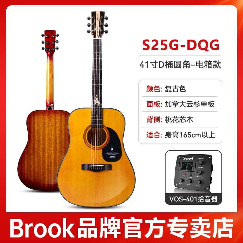 Гитара-однокорпус Brook Brook s25 — официальный флагманский продукт