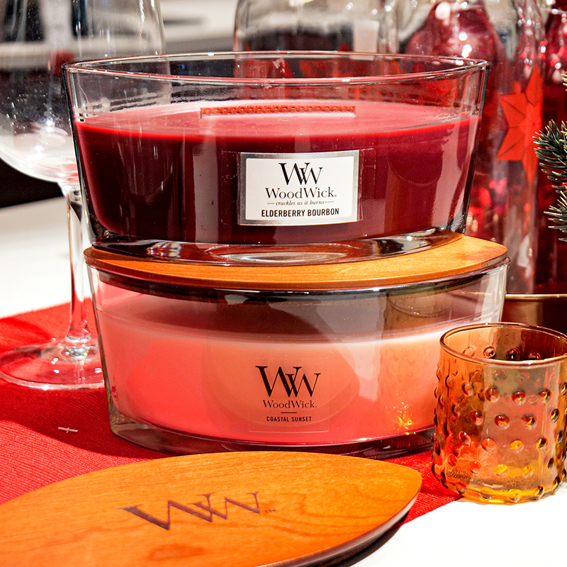 New Year's gift Woodwick Incense Candle Fireplace Delivery Bedroom High-end Scented Candle Accompanied By Hand Birthday-Taobao