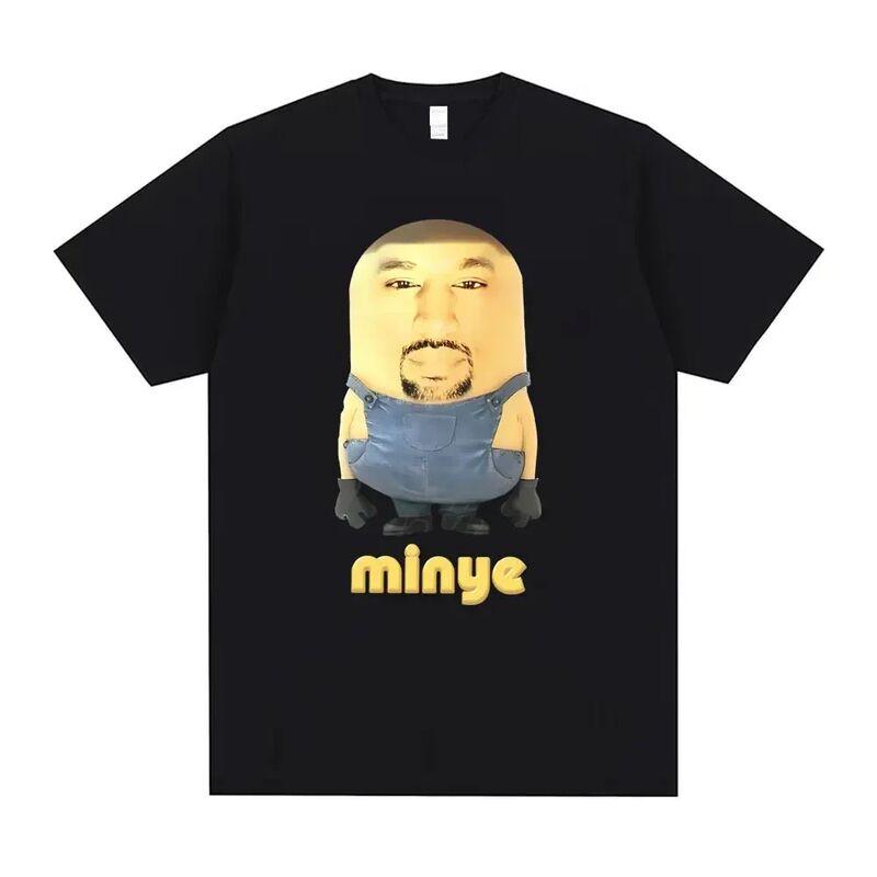 Rapper Kanye West Minye Funny Meme T Shirt Women Hip Hop Vin
