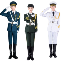 National flag class honor guard clothing student flag bearer guard uniform flag raising ceremony drum band performance uniform