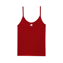 (Same style as stars) courreges ancient Weijie womens Reedition series classic knitted camisole