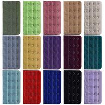 2024 stainless steel five-row buckle 3-row 5-button underwear back buckle bra buckle extension buckle bra connection extension buckle